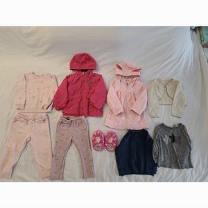 Girls 2T jackets and clothes bundle